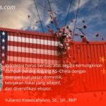 Doc. Yulianto Kiswocahyono, SE., SH., BKP — Konsultan sekaligus Ketua Komite Tetap Bidang Fiskal dan Moneter KADIN Jawa Timur, dirinya memberikan pandangan terkait dampak perang dagang Amerika Serikat–China terhadap perekonomian global dan kesiapan Indonesia menghadapi perubahan arus perdagangan internasional. (Eko Wahyu | KawanJariNews.com).