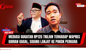 Doc. Ilustrasi menampilkan dua sosok, Subhan Palal (dari sisi belakang kiri) sebagai penggugat dan Wakil Presiden Gibran Rakabuming Raka (dari sisi depan kanan), sebagai tergugat dalam perkara perdata senilai Rp125 triliun. Gambar ini bersifat ilustratif. Ilustrasi dimaksudkan untuk memberikan konteks visual terhadap isu hukum yang tengah menjadi perhatian publik. (NR | KawanJariNews.com).