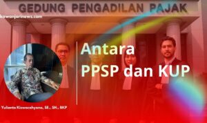 Doc. Yulianto Kiswocahyono, SE., SH., BKP, pengamat kebijakan fiskal dan Ketua Komite Tetap Bidang Fiskal dan Moneter KADIN Jawa Timur, saat memaparkan pentingnya sinkronisasi antara PPSP dan KUP dalam menjaga kepastian hukum serta efektivitas penagihan pajak. (Eko Wahyu | KawanJariNews.com).
