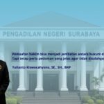 Doc. Yulianto Kiswocahyono, SE., SH., BKP, praktisi hukum dan perpajakan, menyampaikan pandangan terkait penerapan konsep Judicial Pardon dalam KUHP baru, menurutnya kehadiran judicial pardon sebagai terobosan progresif dalam hukum pidana nasional, selama penerapannya disertai batasan dan pedoman yang jelas. (Foto: Eko Wahyu | KawanJariNews.com).