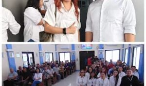 Doc. Kolase foto kegiatan kunjungan DPD FERADI WPI Jakarta Raya ke Lapas Cipinang, Jakarta Timur. Terlihat Ketua DPD FERADI WPI Jakarta Raya, Harriani Bianca, berinteraksi dan memberikan edukasi hukum kepada warga binaan, didampingi Bendahara Umum III DPP FERADI WPI, David Yuwono. Momen kebersamaan diabadikan usai sesi dialog bersama warga binaan di ruang pembinaan Lapas Cipinang. (Foto: FERADI WPI Official).