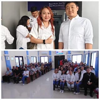 Doc. Kolase foto kegiatan kunjungan DPD FERADI WPI Jakarta Raya ke Lapas Cipinang, Jakarta Timur. Terlihat Ketua DPD FERADI WPI Jakarta Raya, Harriani Bianca, berinteraksi dan memberikan edukasi hukum kepada warga binaan, didampingi Bendahara Umum III DPP FERADI WPI, David Yuwono. Momen kebersamaan diabadikan usai sesi dialog bersama warga binaan di ruang pembinaan Lapas Cipinang. (Foto: FERADI WPI Official).