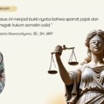 Doc. Konsultan pajak senior sekaligus Ketua Komite Tetap Bidang Fiskal dan Moneter KADIN Jawa Timur, Yulianto Kiswocahyono, SE., SH., BKP, saat memberikan pandangan terkait pengungkapan kasus TPPU hasil penggelapan pajak senilai Rp58,2 miliar. (Foto: Eko Wahyu | KawanJariNews.com).