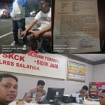 Doc. Kolase proses pelaporan: Kuasa hukum mendampingi pelapor saat menyerahkan berkas laporan dugaan penggelapan mobil di SPKT Polres Salatiga, disertai foto lembar tanda terima resmi sebagai bukti laporan telah diterima oleh pihak kepolisian. (Foto: Ari).