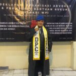 Doc. Ketua DPC FERADI WPI Pati sekaligus Kepala Kantor Hukum Subur Jaya Pati, Mustaqim, S.Hum., C.PFW., C.MDF., saat memberikan keterangan terkait pendampingan hukum kepada YA dalam laporan dugaan penipuan investasi di Polresta Pati. (Foto: FERADI WPI Pati ).