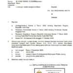 Doc. Surat resmi dari Bidpropam Polda Jawa Tengah yang ditujukan kepada Mochamad Arifin terkait undangan klarifikasi pemeriksaan pada 3 Desember 2025, sebagai tindak lanjut atas laporan yang telah disampaikan ke Propam. (Foto: Wakid).