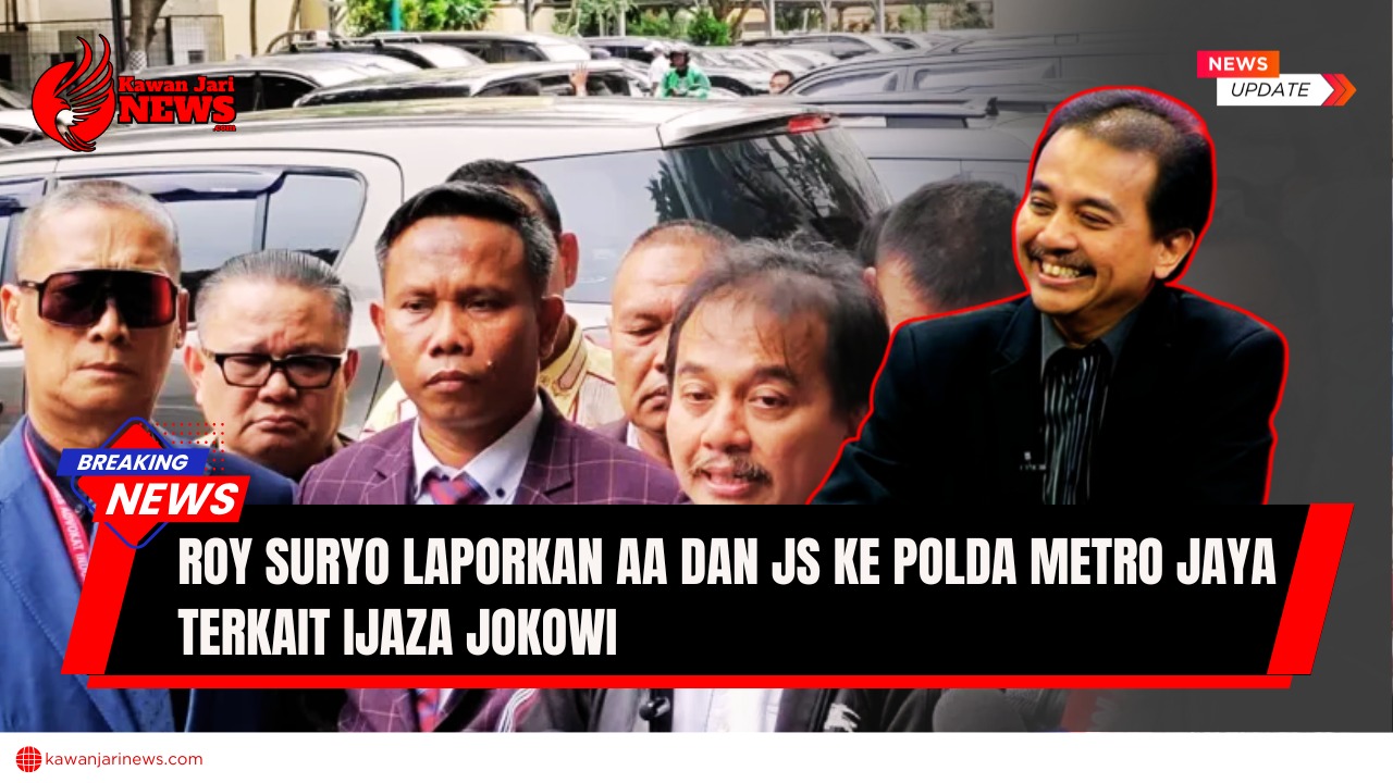 Doc. Ilustrasi — Roy Suryo dan tim kuasa hukum dalam sebuah kesempatan. Foto ini bukan diambil pada saat proses pelaporan ke Polda Metro Jaya terkait dugaan pemalsuan dokumen elektronik ijazah Presiden Joko Widodo. (NR).