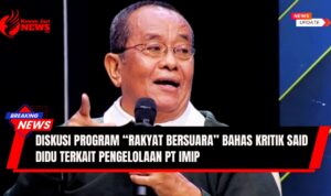 Doc. Tokoh publik Said Didu dalam sebuah kesempatan. Foto ini hanya ilustrasi dan bukan diambil saat sesi diskusi dalam program “Rakyat Bersuara”. (Sumber foto: iNews Youtube Chanel).