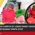 Doc. Nenek Emun, seorang lansia yang mengalami kelumpuhan, saat ditemui di rumah tidak layak huni miliknya di Kampung Sukamaju Kebon Kopi, RT 03/RW 019, Kelurahan Muara Ciujung Timur, Kecamatan Rangkasbitung, Kabupaten Lebak. Ia tinggal bersama putrinya yang mengalami gangguan jiwa di bangunan berlantai tanah dengan tembok rusak serta atap dan pintu yang tidak lagi berfungsi. (Foto: Fam Fuk Tjhong).