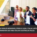 Doc. Sejumlah pihak memperlihatkan dokumen perjanjian dan bukti terkait kasus tersebut saat menggelar konferensi pers di dalam area vila, Sabtu (6/12/2025). Terlihat pemilik vila asal Italia bersama kuasa hukum serta perwakilan terkait berdiri berjajar sambil menunjukkan dokumen sebagai penegasan sikap dan klarifikasi atas persoalan yang tengah bergulir. (Foto: Witanto).