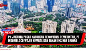 Doc. Tampak kawasan Gelora Bung Karno (GBK) dan bangunan Hotel Sultan dari pandangan udara. PN Jakarta Pusat memutuskan bahwa tanah eks HGB No. 26 dan 27/Gelora harus dikembalikan kepada negara setelah gugatan rekonvensi pemerintah dikabulkan. (Sumber Foto: (Humas PPK GBK).