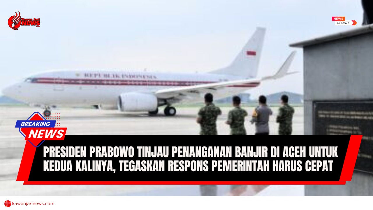 Doc. Pesawat Kepresidenan bersiap lepas landas dari Pangkalan TNI AU Halim Perdanakusuma, Jakarta (7/12/2025), menuju Aceh untuk meninjau penanganan banjir. (Sumber Foto: BPMI SETPRES).