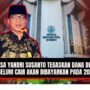 Doc. Menteri Desa dan Pembangunan Daerah Tertinggal, Yandri Susanto, dengan latar belakang Gedung Kementerian Desa sebagai ilustrasi komitmen pemerintah dalam memperkuat transparansi dan tata kelola pengelolaan dana desa. (Foto: KEMENDES).
