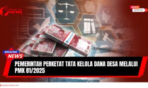 Doc. Ilustrasi konsep tata kelola keuangan dan regulasi publik dengan elemen visual kebijakan pemerintah, menggambarkan upaya penguatan pengawasan serta pengetatan mekanisme penyaluran Dana Desa sebagaimana diatur dalam PMK 81/2025. (Ilustrasi: NR).