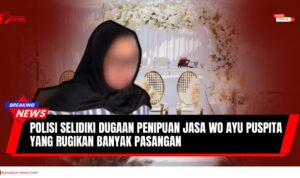 Doc. Tampak ilustrasi dekorasi acara pernikahan sebagai latar belakang, sementara pada bagian depan terlihat pimpinan wedding organizer. Wajah yang bersangkutan diburamkan (blur) sebagai bentuk menjaga privasi selama proses hukum masih berlangsung. (NR).