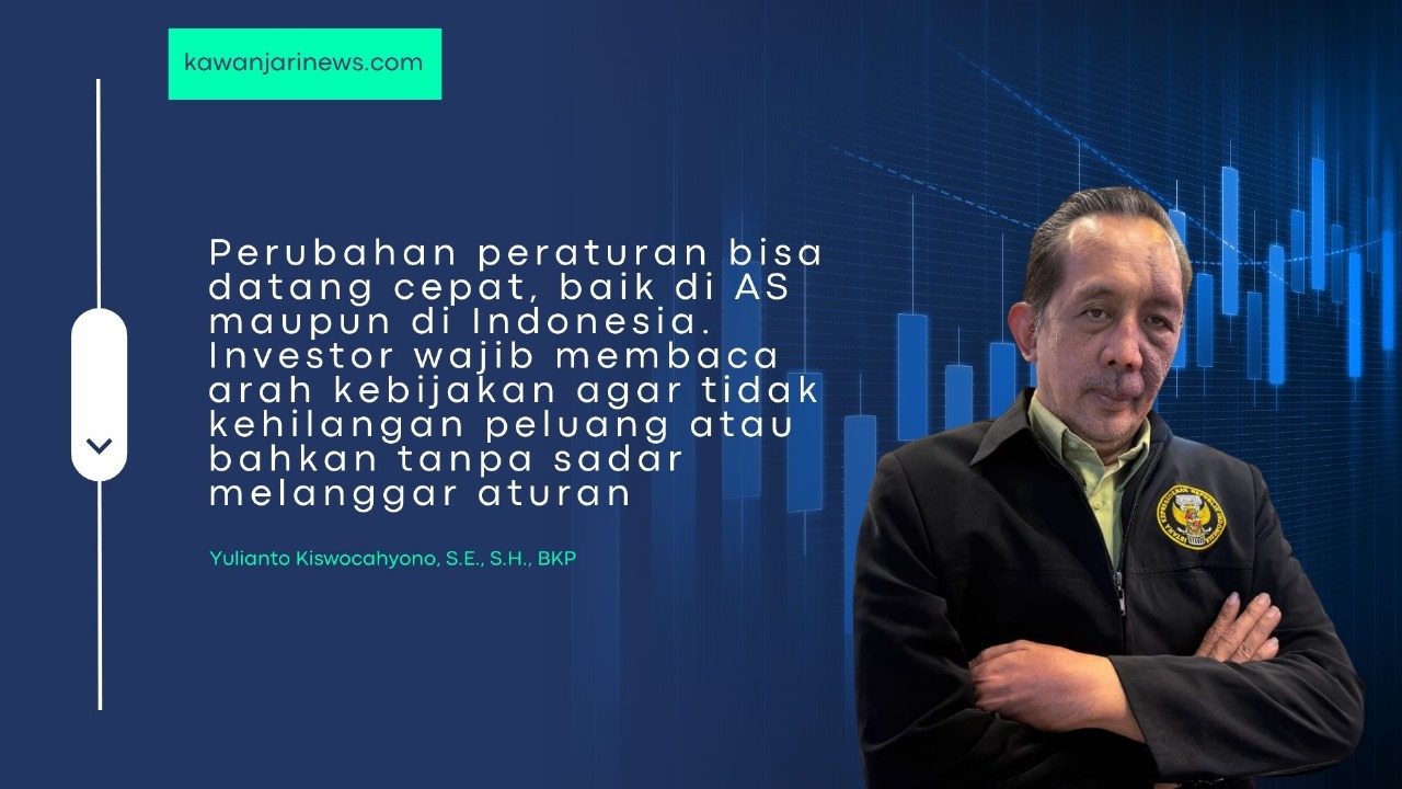 Doc. Ketua Komite Fiskal dan Moneter KADIN Jawa Timur, Yulianto Kiswocahyono, S.E., S.H., BKP, saat memberikan penjelasan terkait dinamika regulasi pajak aset kripto dalam sebuah agenda diskusi di Surabaya. (Foto: Eko Wahyu).