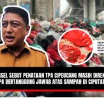 Doc. Penumpukan sampah terlihat mengular di bawah Flyover Ciputat, Kota Tangerang Selatan, dengan sebagian kantong sampah sudah membusuk dan mengeluarkan bau menyengat, sementara Sekretaris DLH Tangsel Hadi Widodo menyatakan penataan TPA Cipeucang masih dalam tahap perencanaan dengan anggaran APBD sekitar Rp50 miliar. Kondisi ini menimbulkan sorotan publik terkait tanggung jawab dan kesiapsiagaan layanan persampahan di lapangan. (Sumber foto: Moh. Ismail & Tangerang Life).