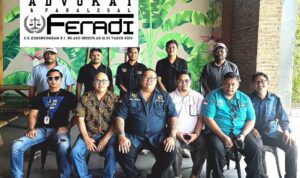 Doc. Pengurus dan anggota FERADI WPI berfoto bersama usai pelaksanaan The High Table Meeting of FERADI WPI yang berlangsung di Bali pada Selasa, 30 Desember 2025. Foto diambil setelah agenda rapat ditutup dan dilanjutkan dengan santap siang bersama sebagai rangkaian akhir kegiatan. (Foto: FERADI WPI Official).