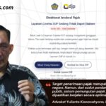 Doc. Advokat Yulianto Kiswocahyono, S.E., S.H., BKP, saat memberikan pandangan terkait gangguan layanan Coretax DJP pada momentum akhir tahun anggaran 2025, menyoroti pentingnya kesiapan sistem administrasi perpajakan dalam mendukung kepastian pelayanan publik bagi Wajib Pajak. (Foto: Eko Wahyu).\