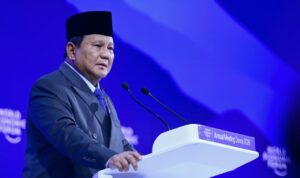 Doc. Presiden Republik Indonesia Prabowo Subianto menyampaikan pidato kunci pada World Economic Forum (WEF) Annual Meeting 2026 di Davos, Swiss, Kamis (22/1/2026). (Sumber: Biro Pers, Media, dan Informasi Sekretariat Presiden).