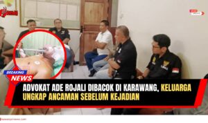 Doc. Advokat Ade Rojali Pranata terlihat menjalani perawatan intensif di rumah sakit akibat luka bacok serius di bagian kepala, pelipis, dan tangan. Dalam foto kolase tersebut, tampak kondisi korban saat mendapat penanganan medis, dengan latar belakang dokumentasi Tim FERADI WPI yang melakukan pendampingan hukum terkait kasus dugaan penganiayaan berat yang dialami korban di depan rumahnya di Karawang. (Foto: Wilma).
