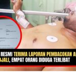 Doc. Korban pembacokan, Advokat Ade Rojali Pranata, tampak terbaring menjalani perawatan medis di RS Efarina Etaham, Karawang, pada latar belakang foto. Sementara pada klosase bagian depan ditampilkan dokumen resmi kepolisian berupa surat permintaan pemeriksaan medis dan penerbitan Visum et Repertum yang diajukan Polsek Majalaya, Polres Karawang, sebagai bagian dari proses penyidikan kasus dugaan pembacokan yang kini tengah ditangani aparat penegak hukum. (Foto: Wilma).