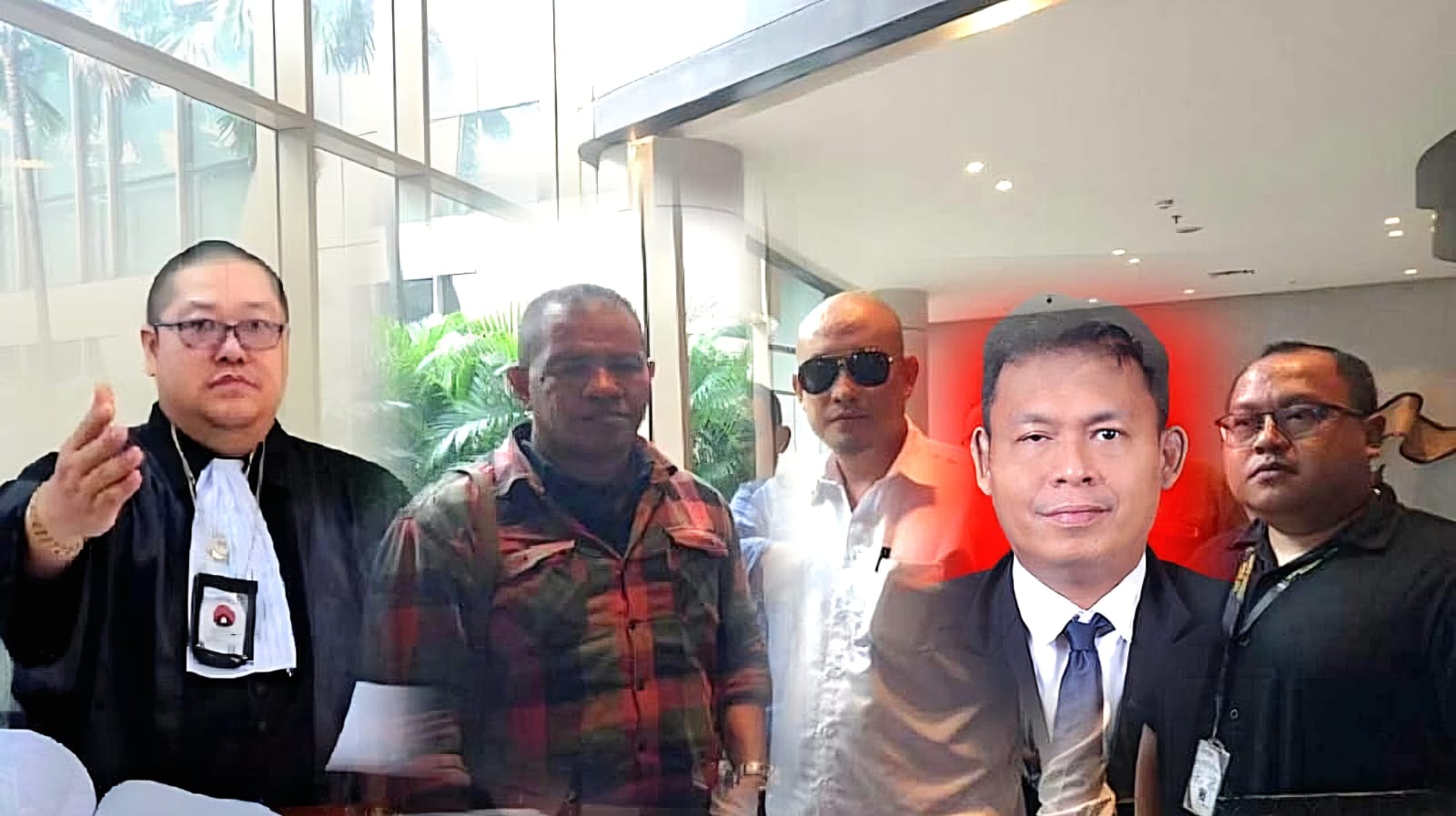 Doc. Kolase foto Suwanto, S.H., bersama para kuasa hukum dari Organisasi Advokat FERADI WPI, foto digunakan sebagai ilustrasi dalam pemberitaan terkait pendampingan hukum atas insiden alarm kebakaran yang dialami keluarga korban di Karawang. (Editing: Wilma).