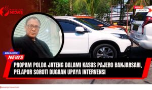 Doc. Mobil Mitsubishi Pajero Sport putih yang menjadi objek perkara dugaan perampasan di Surakarta. Pada close-up berbentuk lingkaran ditampilkan M. Arifin selaku pelapor dalam perkara tersebut, yang saat ini tengah menempuh proses hukum melalui mekanisme pengawasan internal kepolisian dan jalur pidana sesuai ketentuan yang berlaku. (Foto: Wakid).