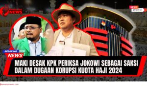 Doc. Ilustrasi pemberitaan dugaan korupsi kuota haji 2024 dengan latar belakang Gedung Komisi Pemberantasan Korupsi (KPK). Pada kolase lingkaran bagian depan ditampilkan foto mantan Menteri Agama Yaqut Cholil Qoumas, sementara pada crop lingkaran sisi samping ditampilkan foto Koordinator Masyarakat Anti Korupsi Indonesia (MAKI) Boyamin Saiman, yang menyampaikan desakan kepada KPK agar melakukan pendalaman dan pemeriksaan saksi terkait perkara tersebut. (ilustrasi: NR).