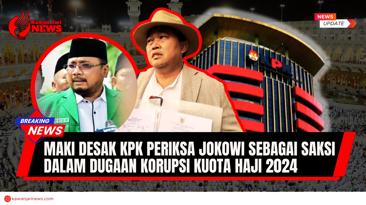 Doc. Ilustrasi pemberitaan dugaan korupsi kuota haji 2024 dengan latar belakang Gedung Komisi Pemberantasan Korupsi (KPK). Pada kolase lingkaran bagian depan ditampilkan foto mantan Menteri Agama Yaqut Cholil Qoumas, sementara pada crop lingkaran sisi samping ditampilkan foto Koordinator Masyarakat Anti Korupsi Indonesia (MAKI) Boyamin Saiman, yang menyampaikan desakan kepada KPK agar melakukan pendalaman dan pemeriksaan saksi terkait perkara tersebut. (ilustrasi: NR).