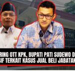 Doc. Pada crop foto ditampilkan Bupati Pati Sudewo sebagai pihak yang diamankan dan menjalani pemeriksaan intensif, serta Juru Bicara KPK Budi Prasetyo yang menyampaikan keterangan resmi KPK terkait Operasi Tangkap Tangan (OTT) dan proses penegakan hukum yang sedang berjalan. Gambar ini bersifat ilustrasi dan digunakan untuk kepentingan pemberitaan. (ilustrasi: NR).