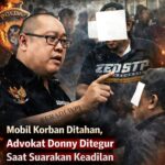 Doc. Ilustrasi: Kuasa hukum A.J., Advokat Donny Andretti, menyampaikan keberatan atas prosedur pengembalian kendaraan di ruang Satreskrim Polresta Yogyakarta, Rabu (21/1/2026). Dalam proses tersebut, kuasa hukum menerima teguran dari petugas piket saat menyampaikan sikap hukum di hadapan penyidik. (ilustrasi: FERADI WPI).