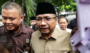 Doc. Yaqut Cholil Qoumas, mantan Menteri Agama Republik Indonesia. Foto digunakan sebagai ilustrasi dalam pemberitaan terkait proses hukum yang sedang ditangani Komisi Pemberantasan Korupsi (KPK). Seluruh pihak tetap menjunjung asas praduga tak bersalah hingga adanya putusan pengadilan berkekuatan hukum tetap. (Sumber Foto: Zatera id).