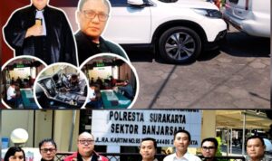 Doc. Kolase gambar ini merupakan ilustrasi visual yang digunakan untuk mendukung pemberitaan terkait proses penanganan laporan dugaan perampasan kendaraan, pemeriksaan saksi, serta pendampingan hukum di lingkungan Polsek Banjarsari, Surakarta. Gambar tidak menggambarkan kejadian secara langsung dan tidak menyimpulkan kesalahan pihak mana pun, serta disajikan untuk memberikan konteks isu penegakan hukum, transparansi, dan akuntabilitas aparat dengan tetap menjunjung asas praduga tak bersalah. (Foto: Wakid).