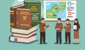 Doc. Ilustrasi regulasi dan peran pemerintah desa dalam penyelenggaraan penanggulangan bencana, yang mencakup dasar hukum, perencanaan pembangunan desa (RPJMDes), serta koordinasi perangkat desa dalam mitigasi dan kesiapsiagaan menghadapi risiko bencana. (ilustrasi: NR).