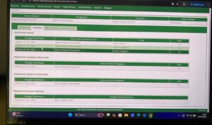 Doc. Jadual pada Sistem Informasi Penelusuran Perkara (SIPP) Pengadilan Negeri Jakarta Pusat yang menampilkan detail perkara Nomor 57/Pdt.G/2026/PN Jkt.Pst, termasuk data penggugat Meilan Purnamawaty, tergugat PT Bank Central Asia Tbk, penetapan majelis hakim, serta jadwal sidang pertama pada 18 Februari 2026. (Foto: Wilma).