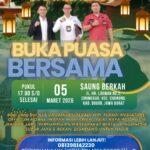 Doc. Flayer undangan kegiatan Buka Puasa Bersama DPD FERADI WPI Jawa Barat yang menampilkan H. Adang Bahrowi Sudirman, S.H., C.PFW., C.MDF., C.JKJ., CPL., selaku Ketua DPD FERADI WPI Jawa Barat, sebagai publikasi resmi agenda yang dilaksanakan pada Kamis, 5 Maret 2026, di Resto Saung Berkah, Cibinong, Bogor, Jawa Barat. (Foto: FERADI WPI Official).