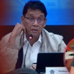 Doc. Menteri Keuangan saat menyampaikan pernyataan resmi terkait polemik pengembalian dana beasiswa LPDP. Pada latar belakang tampak suasana konferensi pers, sementara pada bagian depan dalam lingkaran (close-up) ditampilkan sosok Dwi Sasetyaningtyas yang dimaksud dalam pemberitaan sebagai pihak penerima beasiswa. (NR).