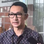 Doc. Juru Bicara Komisi Pemberantasan Korupsi, Budi Prasetyo, saat memberikan penjelasan kepada awak media terkait operasi tangkap tangan terhadap Bupati Pekalongan di Gedung KPK, Jakarta. (Sumber Foto: KPK).