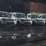 Doc. Unit pick-up impor asal India untuk kebutuhan operasional Koperasi Desa Merah Putih tiba di Pelabuhan Tanjung Priok, Jakarta Utara, sebelum didistribusikan ke sejumlah daerah. (NR).