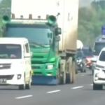 Doc. Suasana kepadatan lalu lintas di ruas Tol Jakarta–Cikampek KM 57 yang dipadati kendaraan pemudik pada periode puncak mudik Lebaran 2026. (Foto: Wawan – Kontributor).