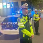 Doc. Petugas Satlantas Polresta Banjarmasin saat melaksanakan patroli Ramadhan dan Sahur On The Road guna menjaga keamanan dan ketertiban lalu lintas di wilayah Kota Banjarmasin. (Foto: Muhammad Wahyu).