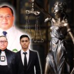 Doc. Ilustrasi latar belakang Patung Dewi Keadilan dengan kolase foto jajaran pengurus Federasi Advokat & Paralegal – Warung Paralegal Indonesia (FERADI WPI), terdiri dari Dewan Pertimbangan, Ketua Umum, Sekretaris Jenderal, dan Bendahara Umum sebagai simbol penguatan struktur organisasi di tingkat pusat. (Foto: FERADI WPI Official).