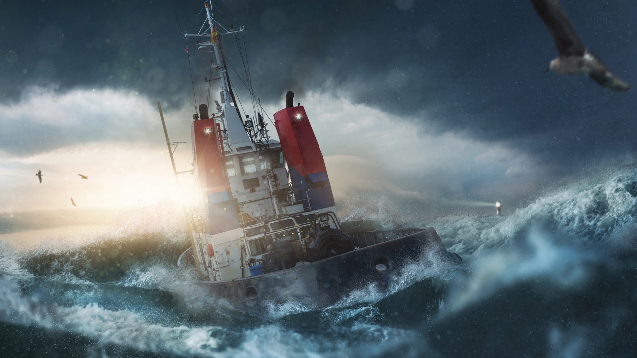 Doc. Ilustrasi kapal tugboat yang beroperasi di tengah gelombang laut. Gambar ini digunakan untuk menggambarkan konteks insiden kapal tenggelam yang terjadi di perairan Selat Hormuz dan melibatkan awak kapal termasuk WNI. Catatan: Gambar ini hanya ilustrasi visual untuk kepentingan pemberitaan dan bukan diambil saat kejadian yang dilaporkan dalam berita ini. (ilustrasi: NR).