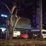 Doc. Suasana area parkir di salah satu lokasi tempat hiburan malam di Kota Batam, saat periode penutupan operasional usaha selama bulan suci Ramadhan berdasarkan surat edaran Forkopimda Batam. (Foto: Dani).