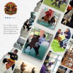 Doc. Kolase dokumentasi berbagai kegiatan Pencak Silat Tradisi yang menampilkan ragam latihan, pertunjukan seni, serta aktivitas komunitas perguruan di berbagai daerah. Pada bagian atas ilustrasi terdapat logo ikon Mahamandala Pencak Silat Nusantara sebagai penanda inisiatif pelestarian budaya. Gambar bersifat ilustratif dan tidak menggambarkan peristiwa spesifik. (Sumber Foto: SABDATARA Official).