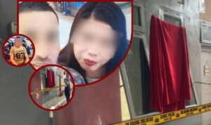 Doc. Kolase yang menampilkan bagian jendela rumah kontrakan korban di kawasan Gang Daman I, Kelurahan Bambu Apus, Kecamatan Cipayung, Jakarta Timur, yang menjadi akses masuk keluarga saat pertama kali menemukan Dewinta Anggari alias DA dalam kondisi tidak bernyawa, Sabtu (21/3/2026) dini hari. Pada sisi depan kolase, ditampilkan foto ilustrasi korban bersama pria berinisial FD saat keduanya masih menjalin hubungan, sebagai visual pendukung pemberitaan terkait kronologi penemuan korban. (NR).