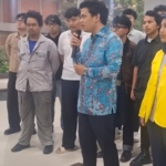 Doc. Kuasa hukum korban, Timotius Rajagukguk, menyampaikan keterangan kepada awak media terkait dugaan kasus pelecehan seksual di lingkungan Fakultas Hukum Universitas Indonesia (FH UI) dalam konferensi pers di Gedung Pusat Kegiatan Mahasiswa, Selasa (14/4/2026).
