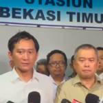 Doc. Direktur Utama PT Kereta Api Indonesia (Persero) Bobby Rasyidin memaparkan kronologi awal kecelakaan kereta api di Bekasi Timur saat memberikan keterangan kepada awak media dalam jumpa pers, Senin (27/4/2026).