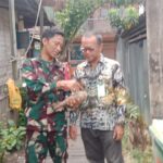 Doc. Anggota TNI saat melakukan pemeriksaan terhadap benda yang diduga mortir di sebuah rumah warga di kawasan Kampung Arab, Banjarmasin, guna memastikan kondisi dan tingkat keamanannya.